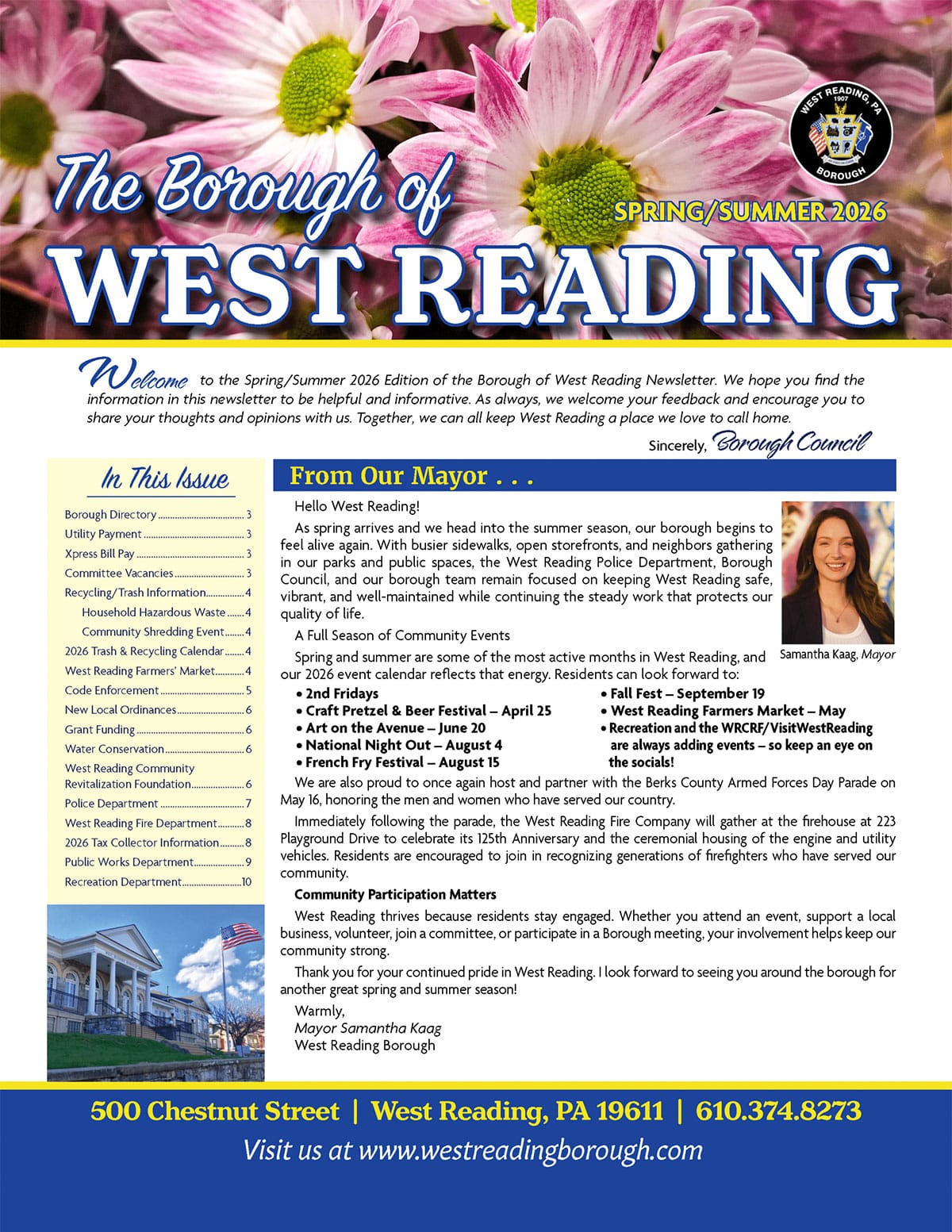 2026 Newsletter Spring Summer